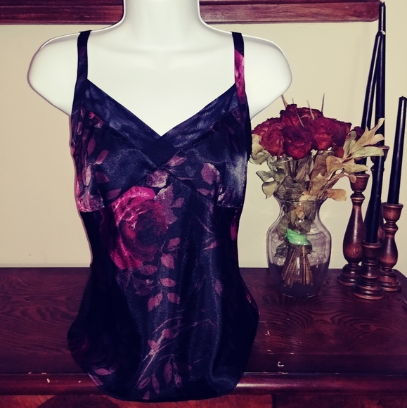 George Tops - George Satin Floral Cami